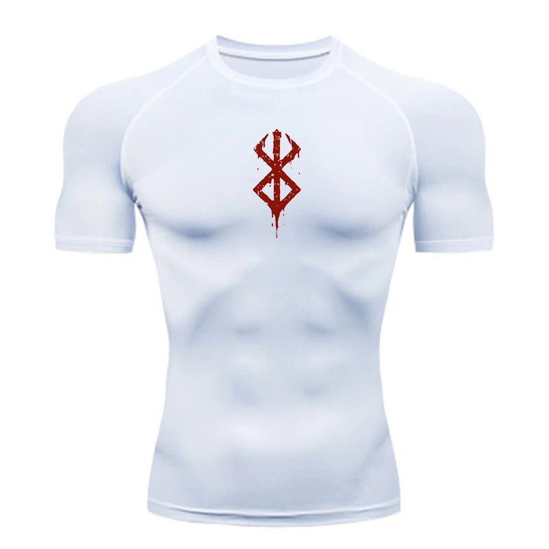Gym Compression T-shirt Summer Sport Run Top T-shirt Men Fitness Workout Quick Dry Jogging Short Sleeves Tees Shirt Men Clothing