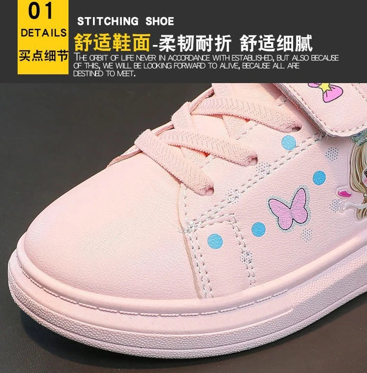 zapatillas Kid Shoe Kid Casual Shoe Spring 2023 New Kid sneakers Shoes Leather Upper Girl Shoe Kid Small White Shoes Board Shoes
