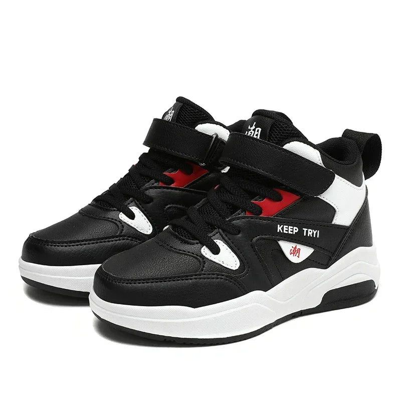 2025 Autumn Children Sneaker Boys Shoes Girls High Top Skateboard Shoes Kids Walking Sports Tennis Shoes for Boy  kids shoes