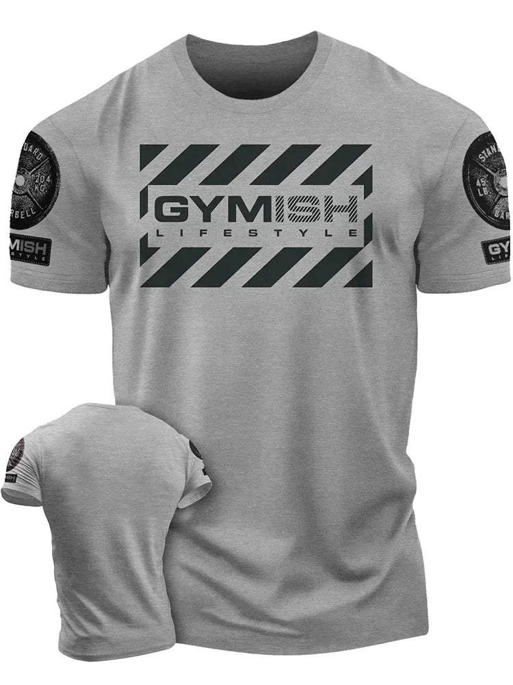 New 3D Printed Recover Fully Workout T-Shirt Funny Gym T-Shirt High Quality Men's Short Sleeves Muscle Man Tough Guy T