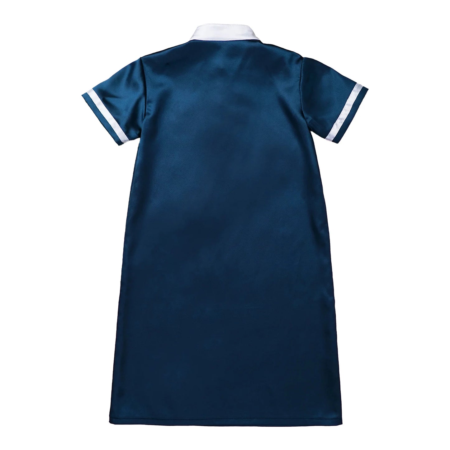 Muslim Baby Boys Robe Ramadan Eid Abaya Stand Collar Short Sleeve Satin Dress Gown with Pocket Arabic Islamic Dubai Kaftan Thobe