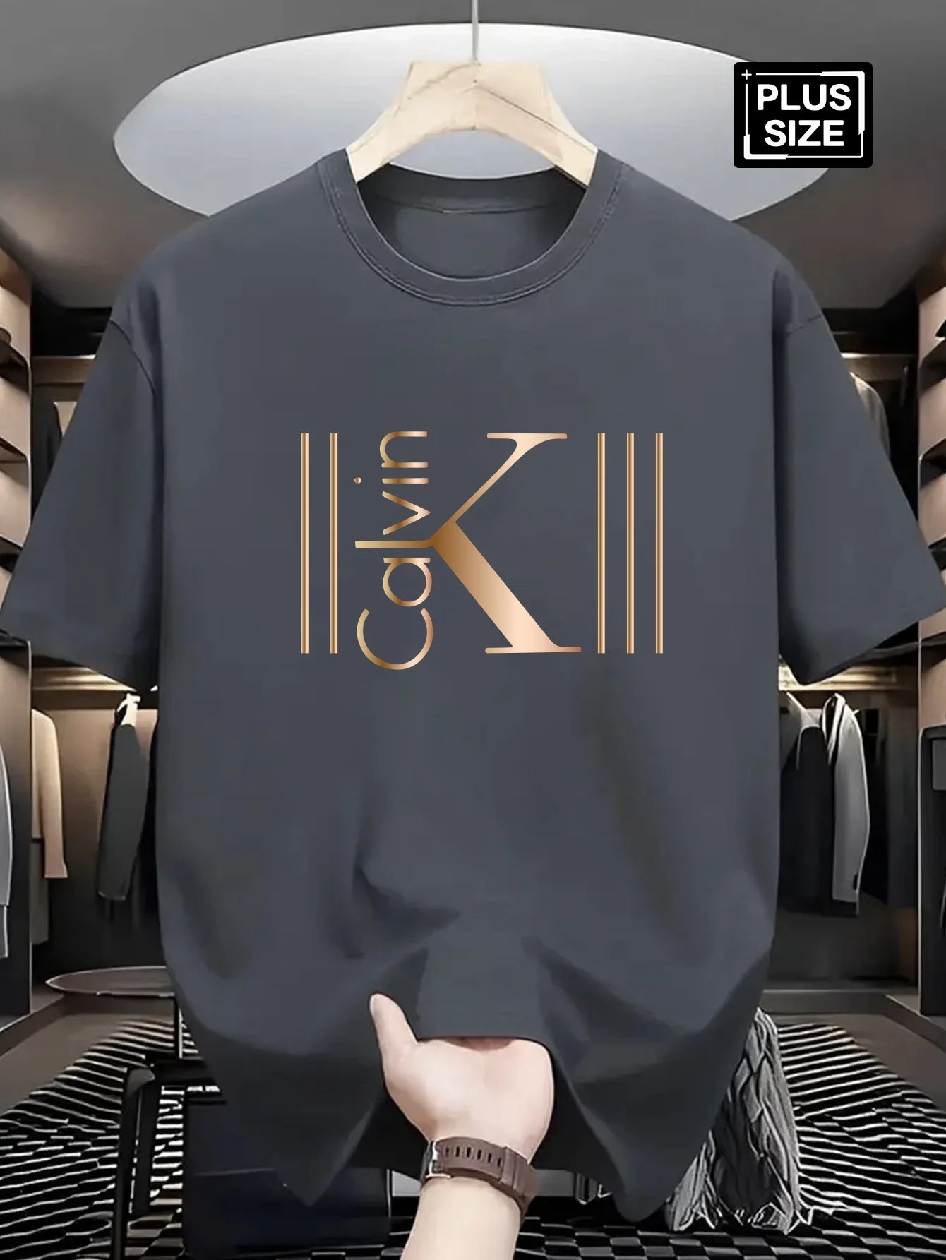 Men's Breathable Sporty Pattern Printed T-shirt Casual and Fashionable Short-sleeved Cotton T-shirt Summer Brand Streetwear Top