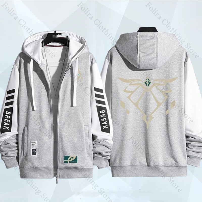 Game Genshin Impact Alhaitham Series Hoodie Zip Up Hoodies for Men Women Autumn Winter Hoodie Sweatshirt Game Genshin Clothes