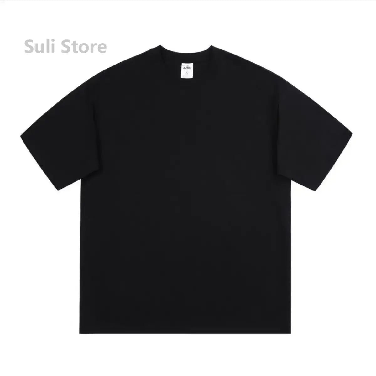 600g Heavy-duty Cotton Short Sleeved T-shirt for Men's Fashion Pure Cotton Thickened Short Sleeved Half Sleeved Tee