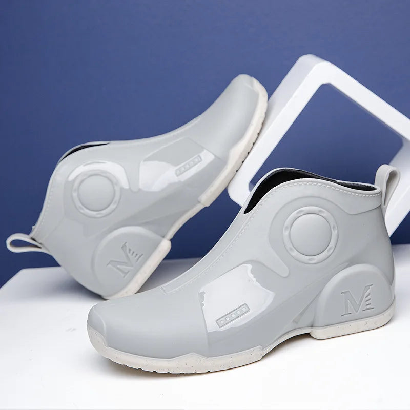 Motorcycle Boots Men Waterproof Riding Off-road Reflective Breathable Comfortable High Quality Wear-resistant Fishing Water Shoe