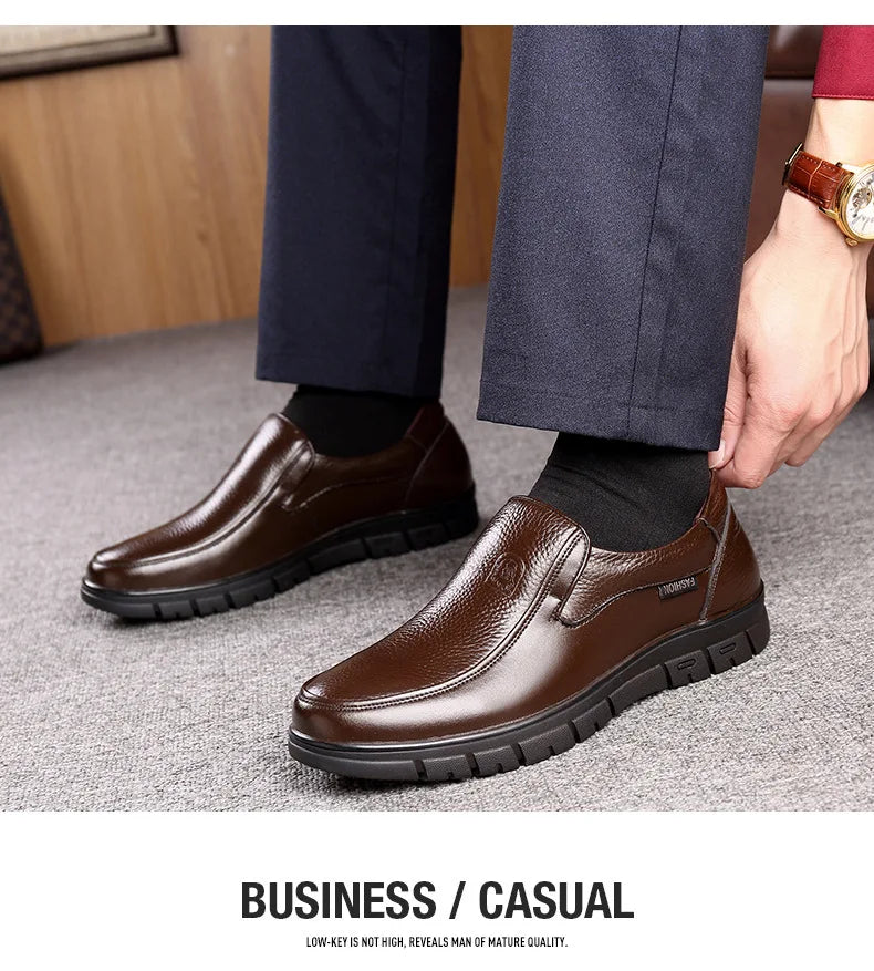 Handmade Men Shoes Genuine Leather Casual Shoes Sneaker for Men Platform Walking Shoes Outdoor Footwear Loafers Zapatos De Mujer