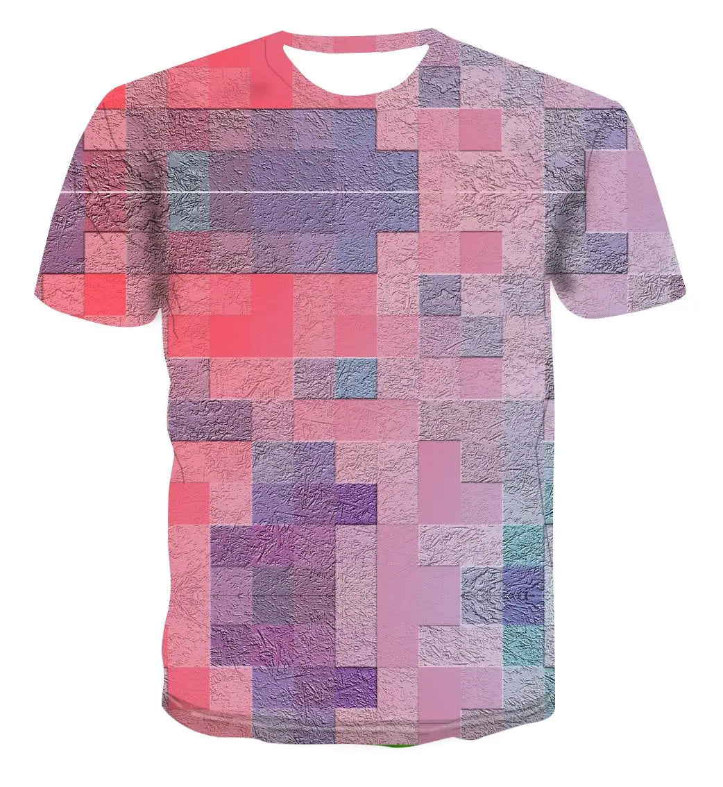 2022 New Summer Men's 3d T-shirt Casual Short-sleeved O-neck Fashion Funny Printing T-shirt Men and Women T-shirt High-quality