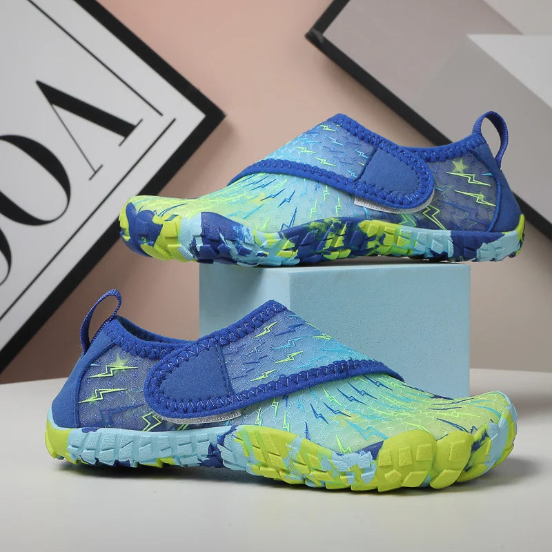 Kids Quick-Drying Shoes Anti Slip Wear-Resistant Cushioning Collision Prevention Soft Breathable Kids Quick-Drying Water Shoes