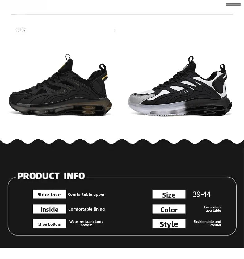Men Shoes 2025 Casual Walk Air Cushion Marathon Breathable Lightweight Women's Comfortable Athletic Nonskid Sneakers