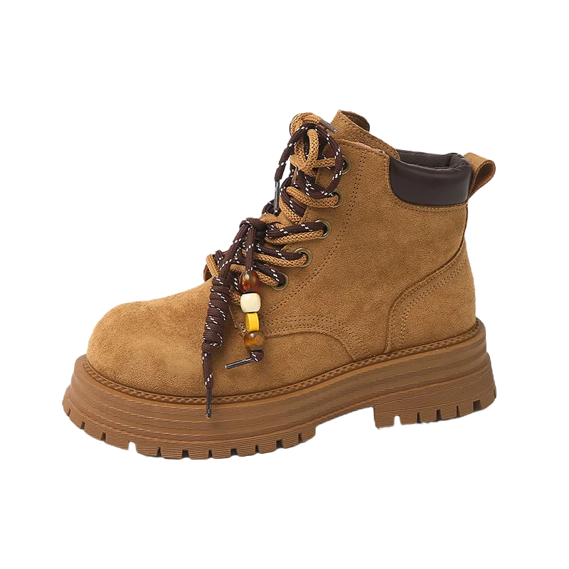 Thick-soled boots, Mallard work boots, versatile casual stylish ankle boots, MD-3