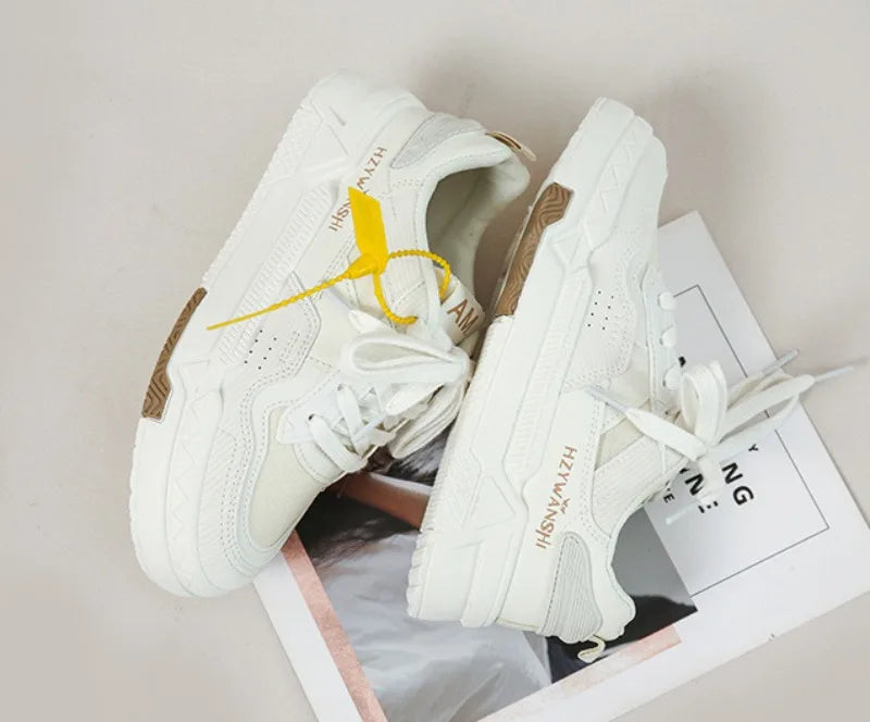 2025 New Women Shoes High Quality Original All-match Platform Casual Sneakers Trends Sweet American Fashion Student Boards Shoes