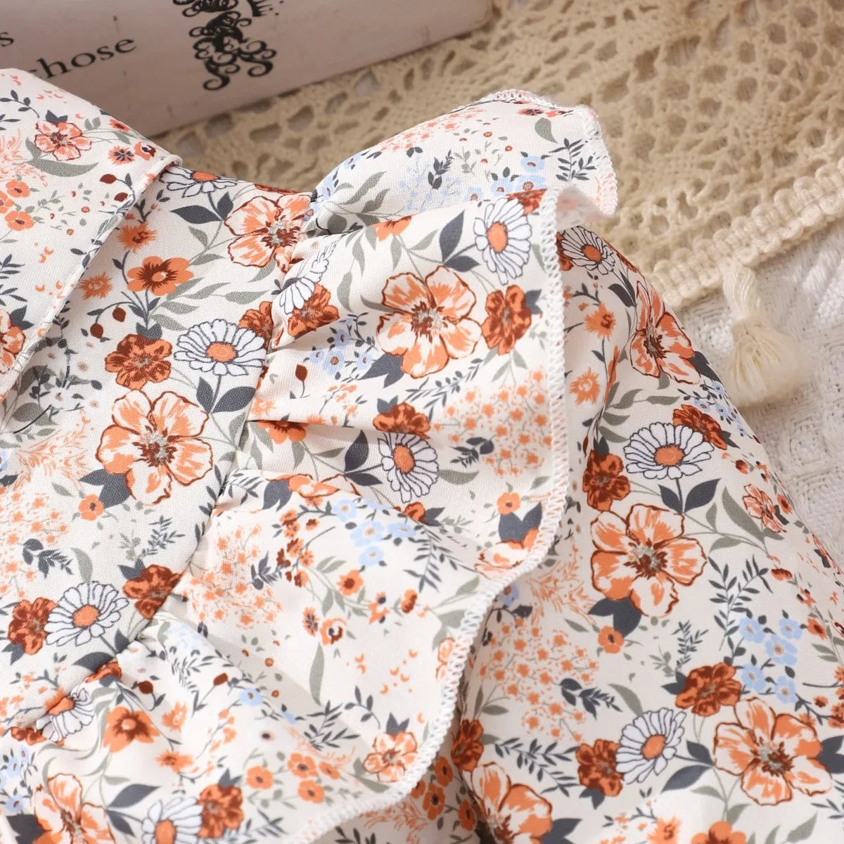 New Kids Girls Dress Long Sleeve Spring Autumn Gauze Belt Children Dress Casual Soft Ventilate Cute Comfort Girls Clothing 2-7Y