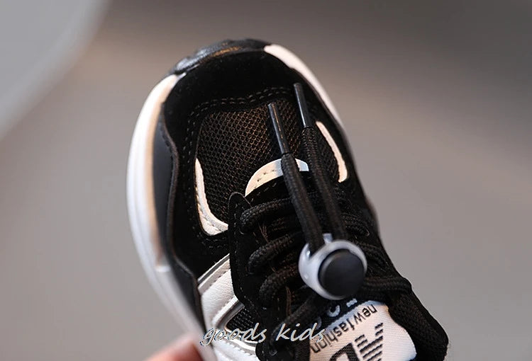 New Basket Kids Sneakers Boys Non-slip Shoes for Children Sneakers Girls Shoes Anti-slippery Leather Running Footwear Trainers