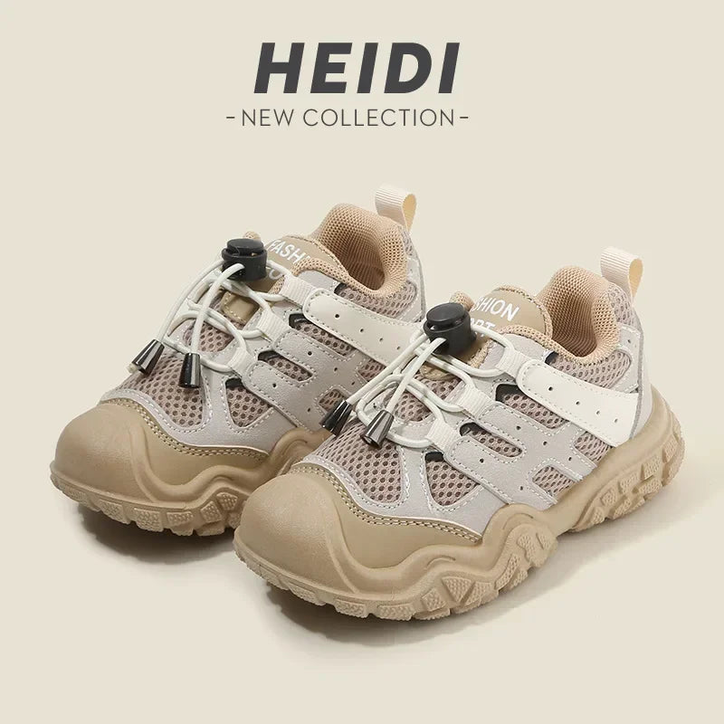 Kids Casual Footwear Boy Girl Outdoor Lightweight Running Sports Shoes Crash Resistant Toe Baby Infant Toddler Children Sneakers