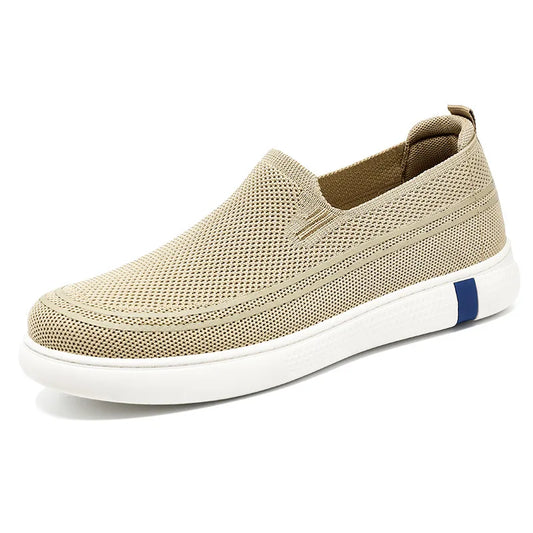 Men Shoes Summer Fashion Casual Mesh Breathable Slip on Platform Shoes Plus Size 39-44 Sneakers Non-slip Flats Loafers