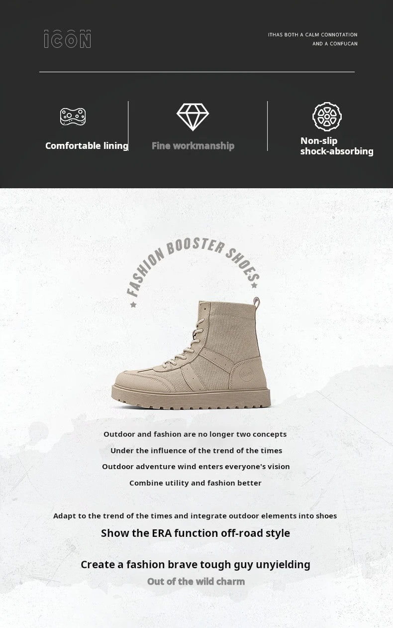 Boots Winter Mens Shoes Casual Cowboy Tactical Motorcycle Chelsea Ankle Work Leather Outdoor Designer Luxury Hiking