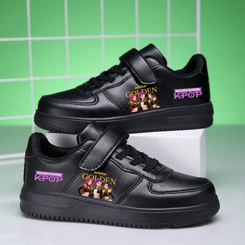 KPop Demon Hunters Children's Sneakers For Girls Running Tennis Student Casual Shoes Comfortable Kids Shoes Gift Size 28-40