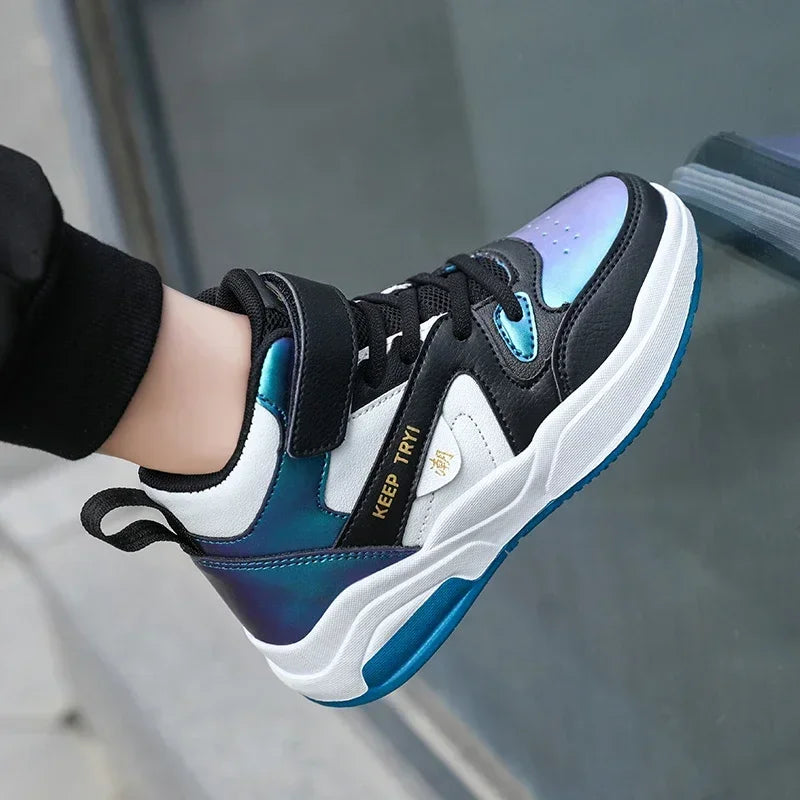 2025 Autumn Children Sneaker Boys Shoes Girls High Top Skateboard Shoes Kids Walking Sports Tennis Shoes for Boy  kids shoes