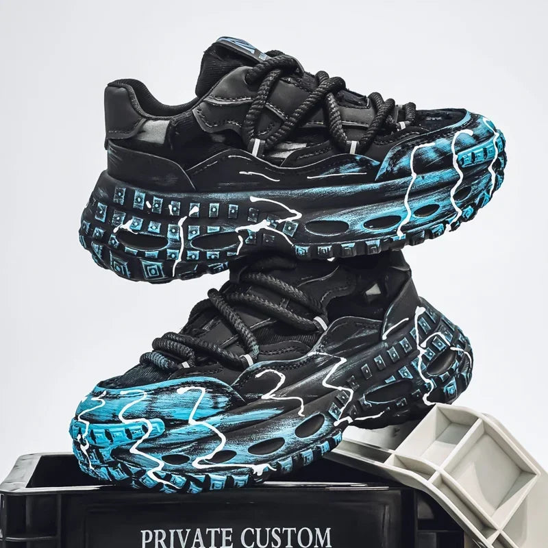 Men's Casual Shoes 2025 Shockproof Comfortable Outdoor Running Fitness Training Exercise Sneakers Size 39-44 Hot Sale Retro