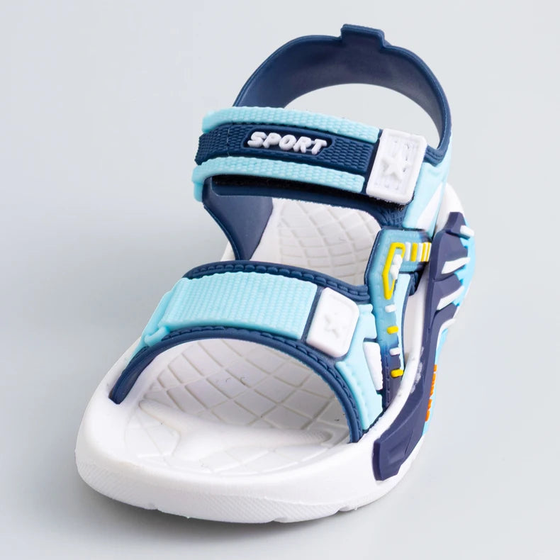 Summer Kids' Sandals Unisex Soft Bottom Casual Beach Shoes for Primary School Students Boys & Girls Charms Decorations