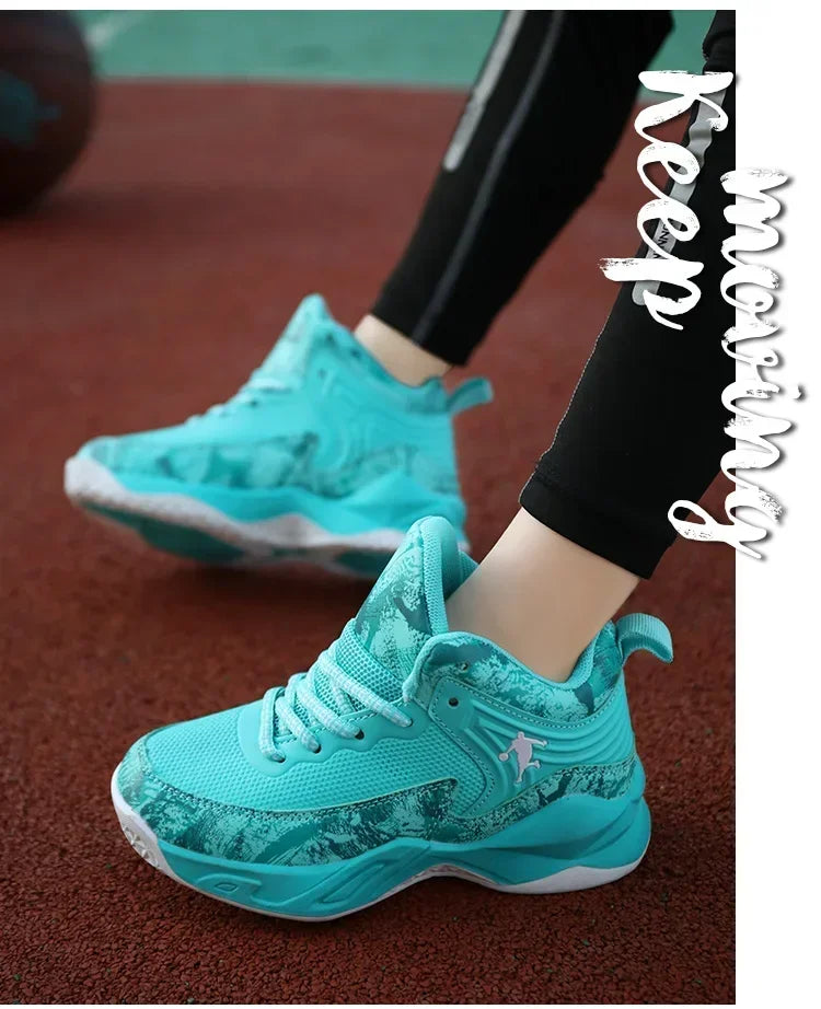 Children Sports Shoes 2025 Sneakers New Boys Brand Basketball Shoes for Kids Thick Sole Non-slip Child Boy Basket Trainer Shoes