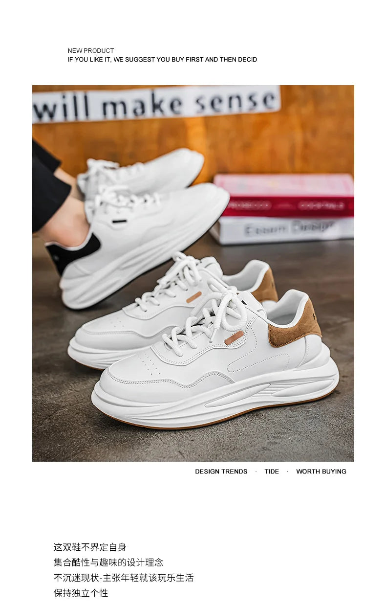 2025 New Street Style Shoes– Edgy Skate Shoes, Retro American, Thick Sole, Casual & Fashionable, Hiking Comfort