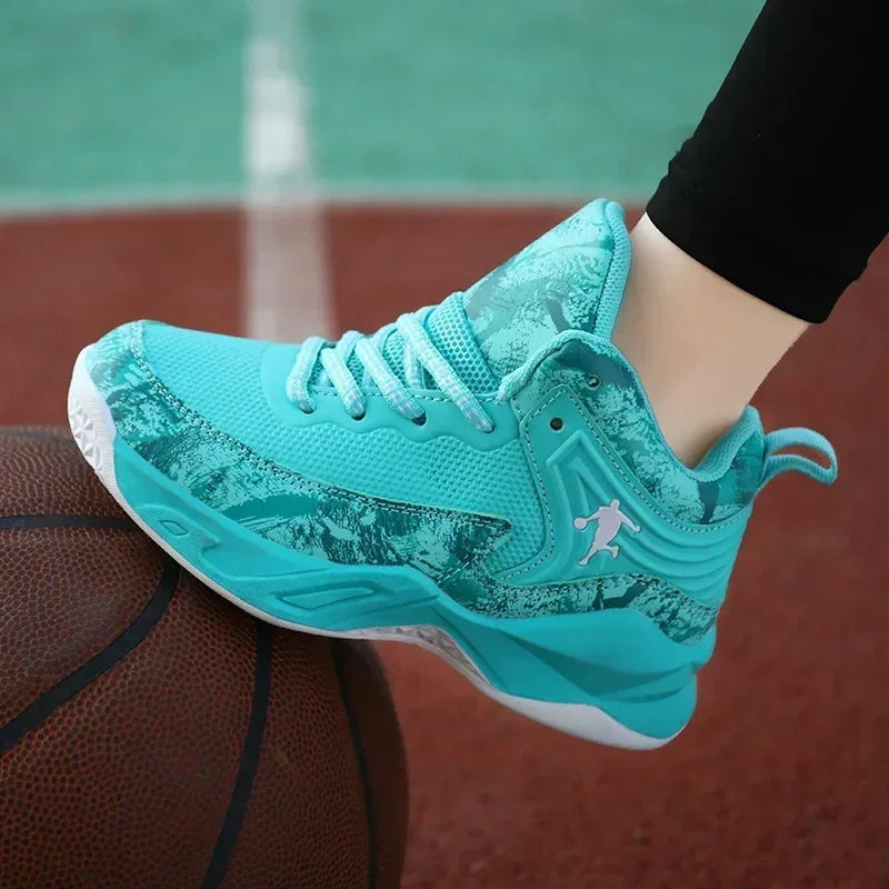 Children Sports Shoes 2025 Sneakers New Boys Brand Basketball Shoes for Kids Thick Sole Non-slip Child Boy Basket Trainer Shoes