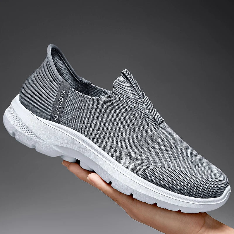 2025 Men's Walking Shoes Summer Fashion Casual Sneakers Outdoor Breathable Slip-on Comfortable Mans Shoes Zapatos Para Hombres