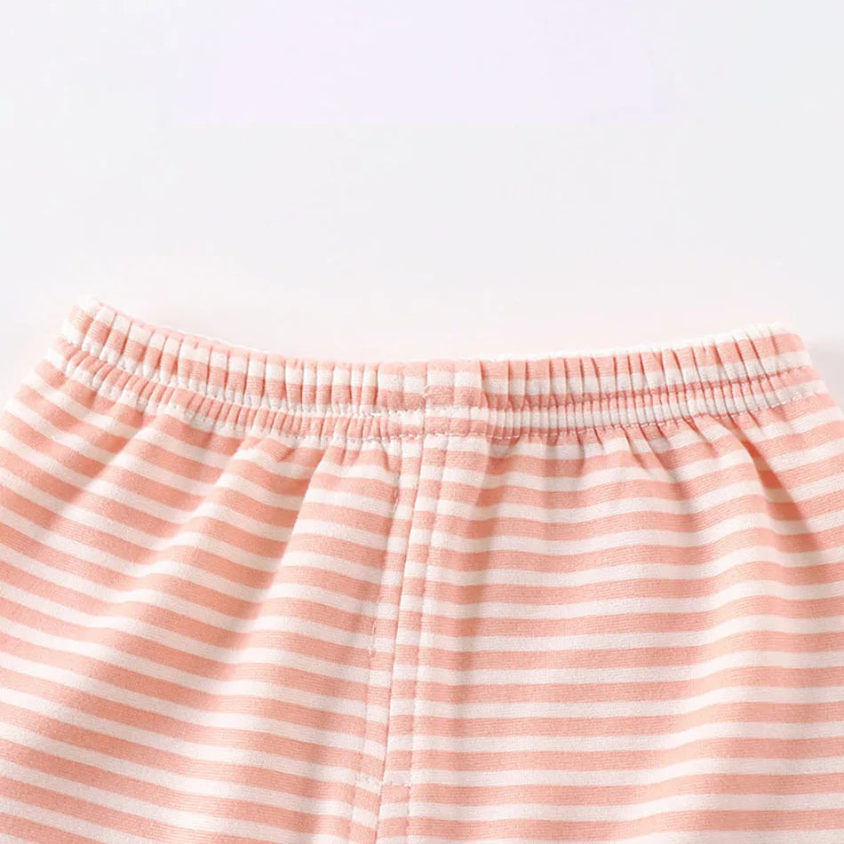 Thickened Plush Fleece Lined Children Thermal Homewear Underwear Warmth and Comfortable Set Unisex Suitable Kids in Cold Seasons