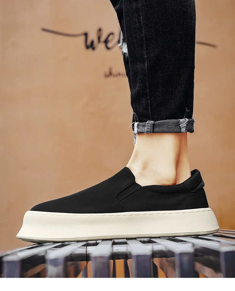 Men's Shoes Summer 2025 New Breathable Fashion Trend Versatile Casual Cloth Shoes Slip on Comfortable Lightweight Sport Sneakers
