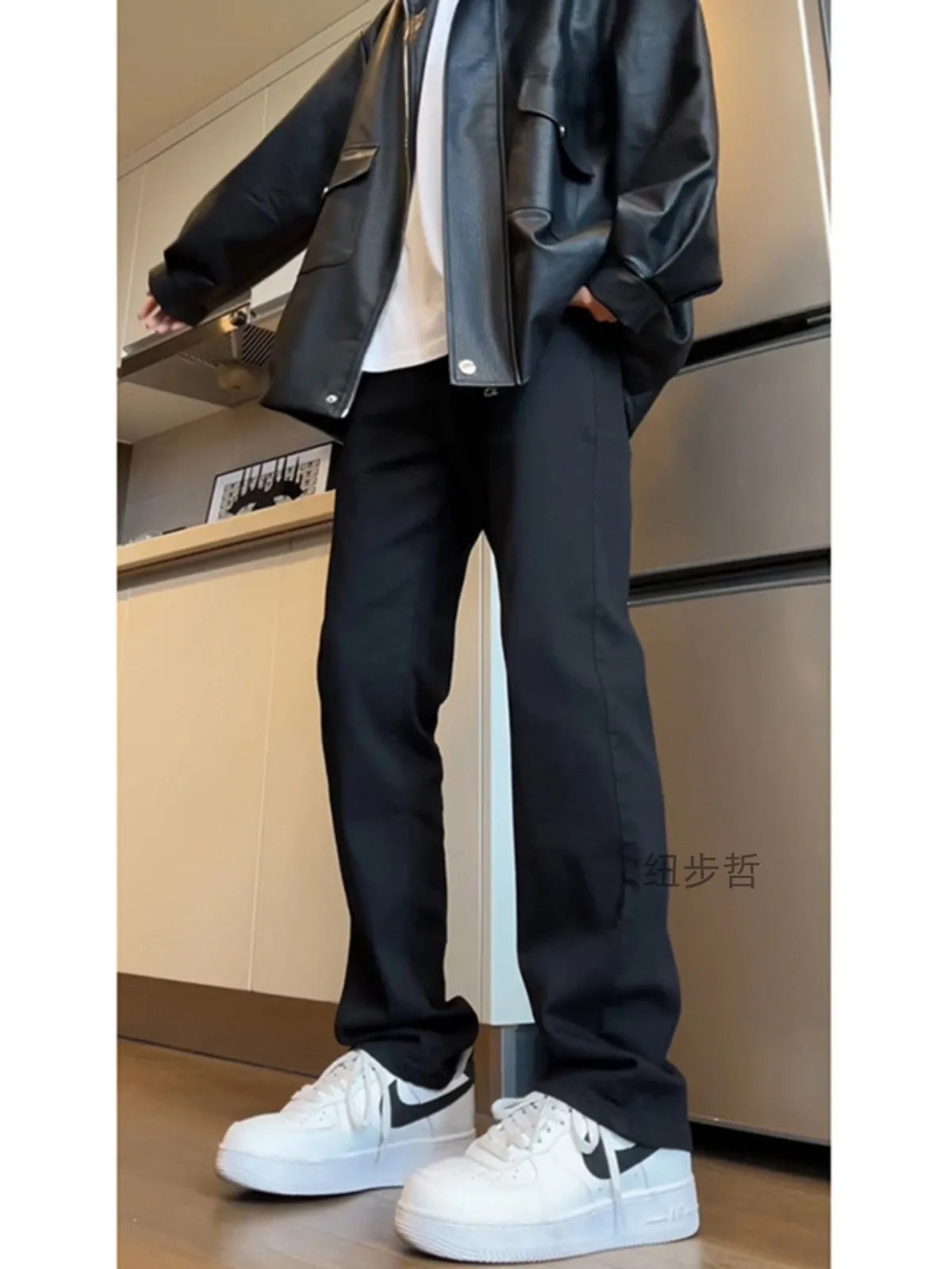 Straight Jeans Men's Spring and Autumn Slim Fit Slim and Loose Trousers