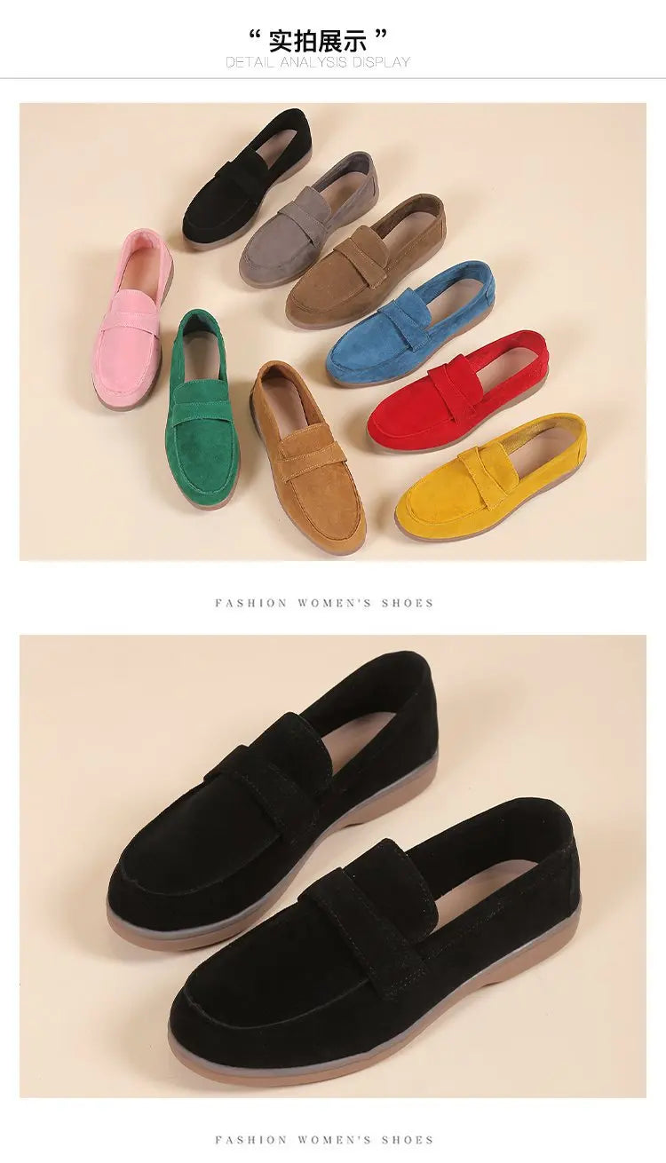 Women Work Shoes Comfortable for Work Autumn Fashion Women Casual Flat Shoes Plus Size 35-43 Non-slip Platform Zapatos De Mujer