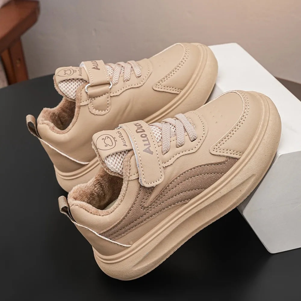 Popular Comfortable Kids Sneaker New Children Breathable Sports Shoes Non-slip Retro Ventilate Girl Footwear2025