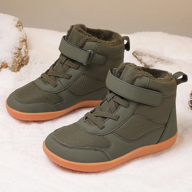 Kids Barefoot Snow Boots Winter Warm Boots for Girls Boys Outdoor Walking Non-slip Children's Shoes Girls' Boy Shoes Sneakers