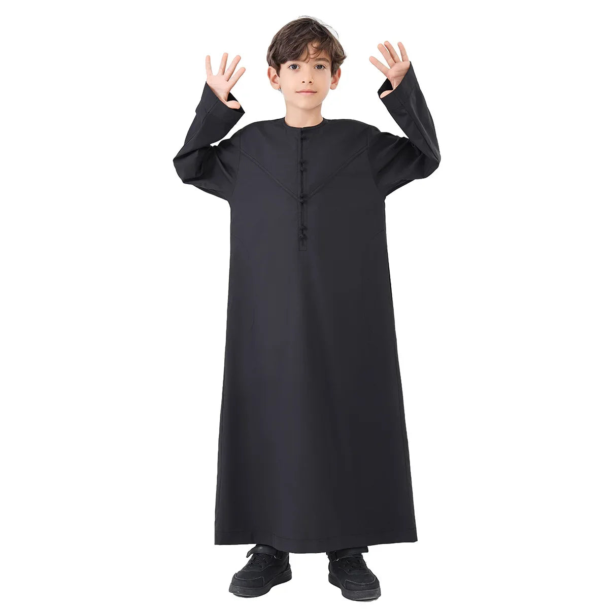 Eid Boys Muslim Clothing Saudi Arab Robe Kids Abaya Kaftan Prayer Islam Clothing Child Abaya Dress Ramadan Jubba Thobe Djellaba