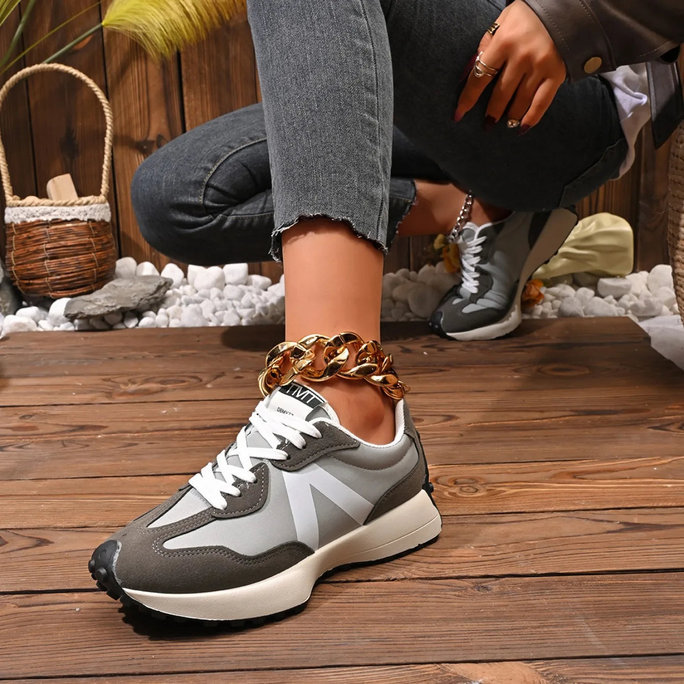 2025 Women Shoes Comfortable Quality Autumn Fashionable Sneakers Non-slip Wear-resistant Casual Couple Shoes Zapatos De Mujer