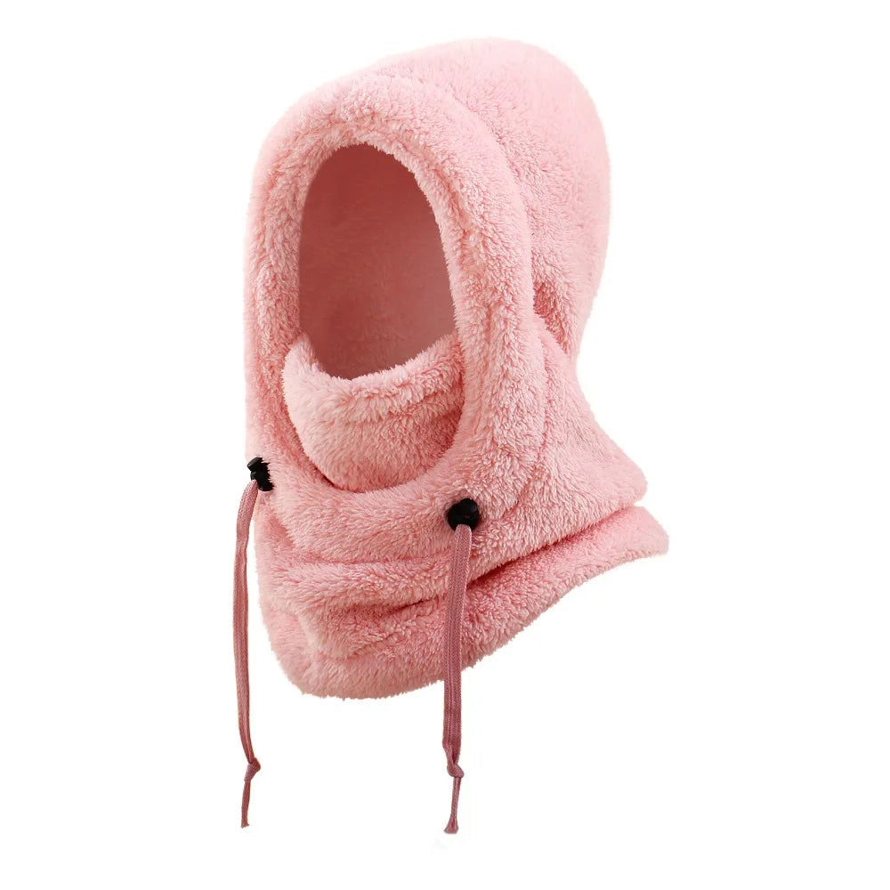 Unisex Plush Balaclava Hats Windproof Warm Ear Protection Cap Children's Hats