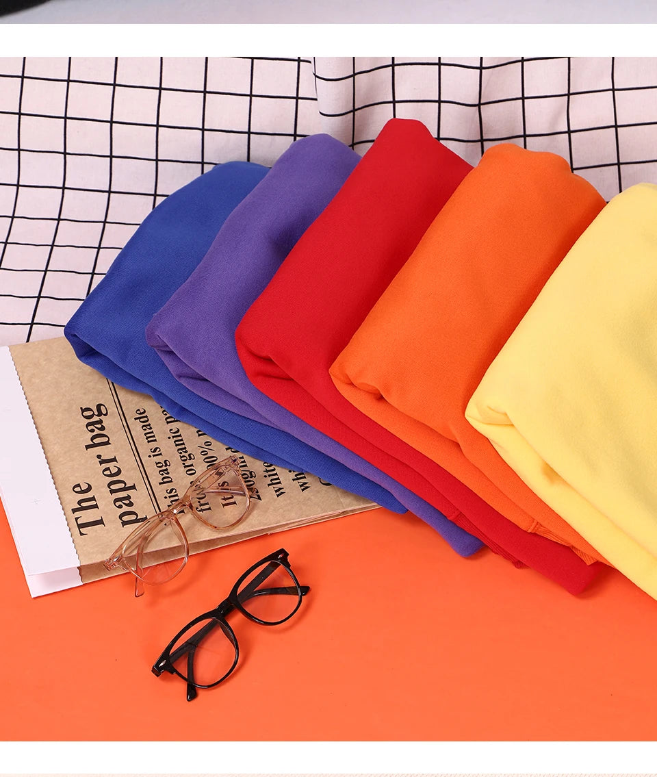 Autumn Winter Womans Sweatshirt Kawaii Ok Bear Graphic Printed Hoodies Comfortable O-Neck Fleece Soft Pullover Trend Sportswear