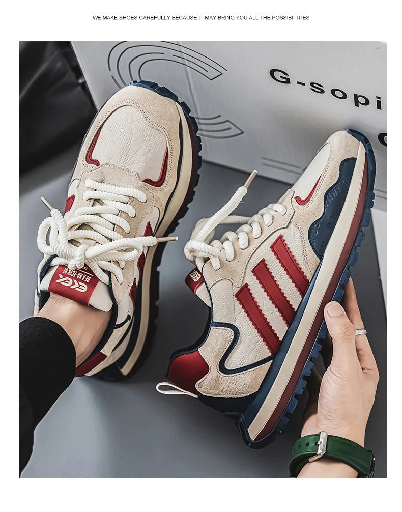Men's Casual Shoes Men's Trendy Sneakers 2025 New Fashionable and Lightweight Mens Shoes, Versatile Men's Casual Sports Shoe