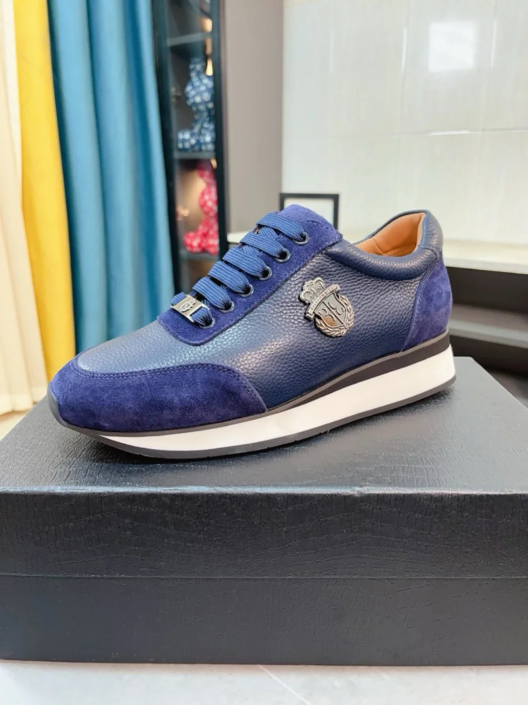 BILLIONAIRE BLLIYOSS Shoes for men Sports Shoes 2025 New Fashion Comfort High Quality Outdoors European Big size 38-45 Old Money