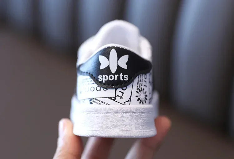 Kids Shoes for Baby Girls and Boys Anti-slip Soft Rubber Bottom Baby Sneaker Casual Flat Shoes Children Size 21-30