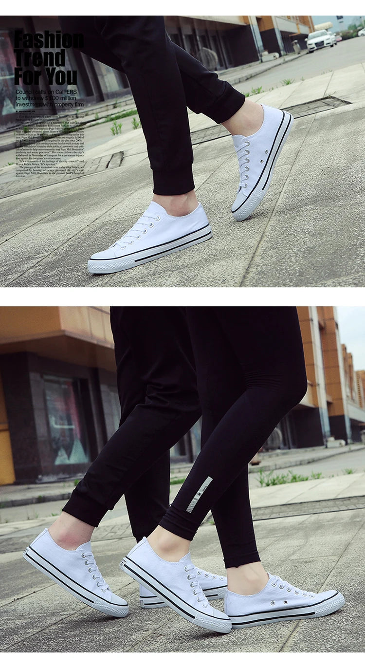 2025 Classic Canva Shoes Korean Style Couple Casual Fabric Shoes Low Top Trendy Versatile Comfortable Men's Board Shoes