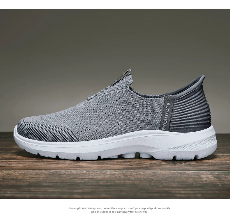 2025 Men's Walking Shoes Summer Fashion Casual Sneakers Outdoor Breathable Slip-on Comfortable Mans Shoes Zapatos Para Hombres