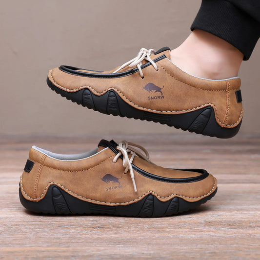 Shoes for Man Fashion Brand Loafers Soft Soled Comfortable Casual Walking Shoes Breathable Sports Tennis Outdoor Driving Shoes