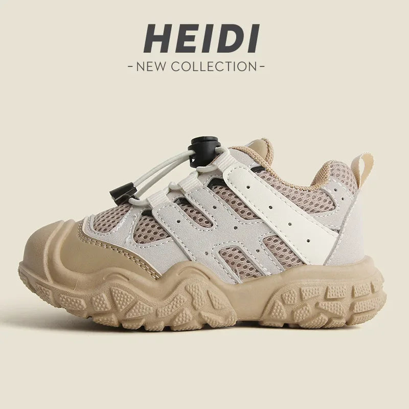 Kids Casual Footwear Boy Girl Outdoor Lightweight Running Sports Shoes Crash Resistant Toe Baby Infant Toddler Children Sneakers