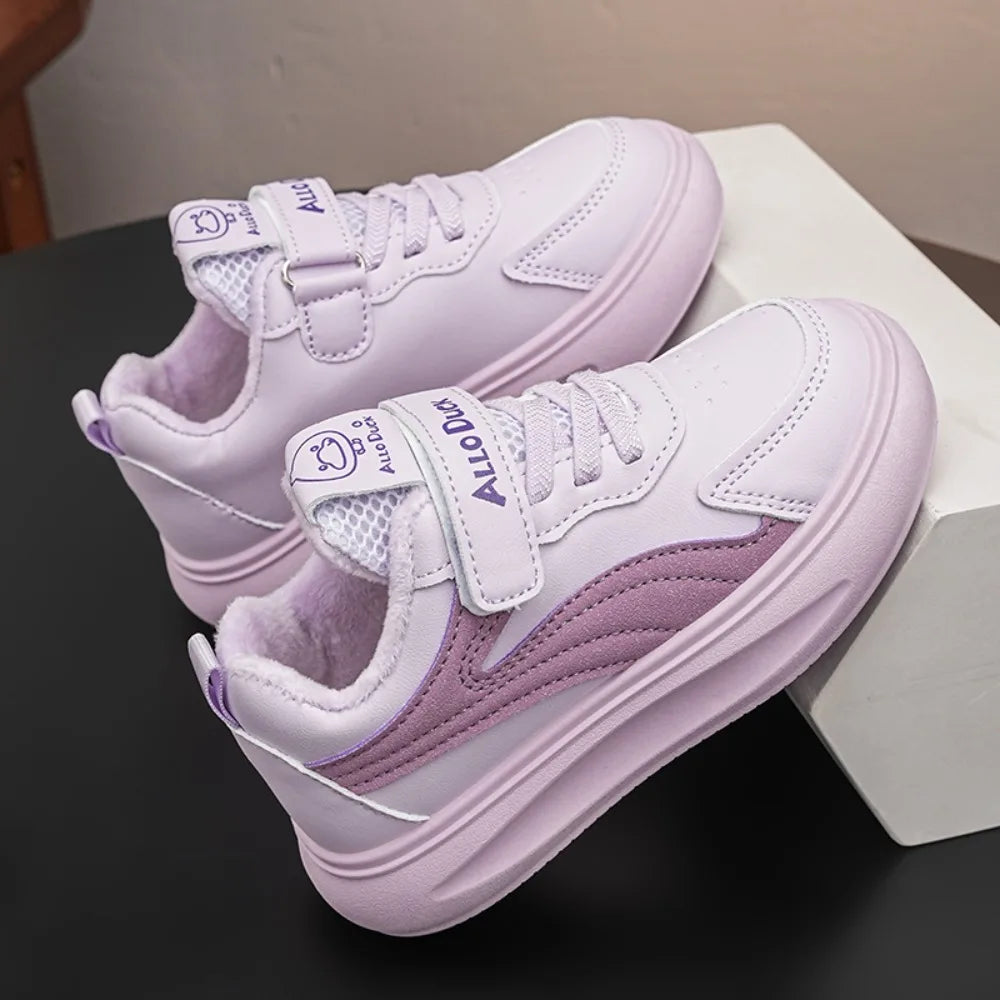 Popular Comfortable Kids Sneaker New Children Breathable Sports Shoes Non-slip Retro Ventilate Girl Footwear2025