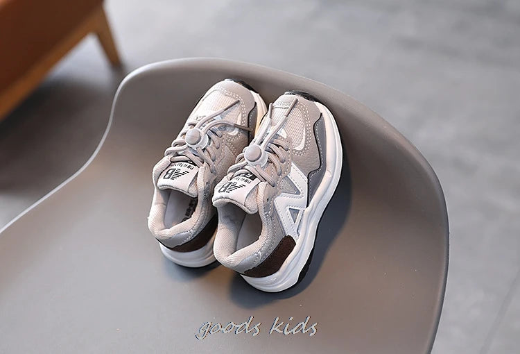 New Basket Kids Sneakers Boys Non-slip Shoes for Children Sneakers Girls Shoes Anti-slippery Leather Running Footwear Trainers