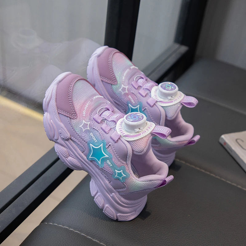 Kids Shoes For  Girls Fashion Children Casual Shoes Non-slip Sneakers