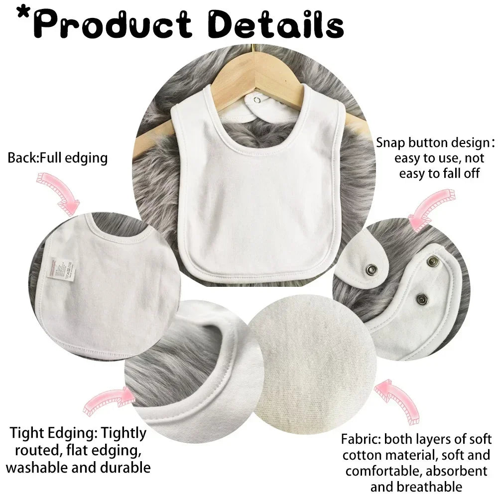 My First Christmas Deer Spanish Printed Baby Bib Bibs Christmas Party Girl Boy Newborn Cotton Saliva Towel Infant Christmas Gift