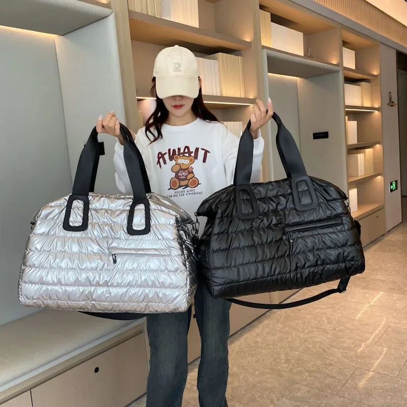 Large Capacity Fashion Short Trip Travel Bag Wet And Dry Separation Sports Waterproof Yoga Fitness Single Shoulder Luggage Bag